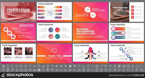 Modern Elements of infographics for presentations templates for banner, poster, flyer