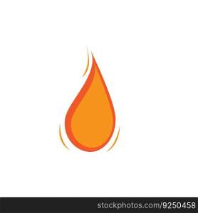 
Modern fire logo or icon design