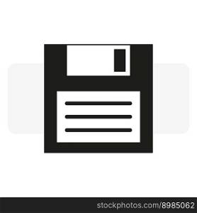 Modern floppy disk icon. Computer technology concept. Vector illustration. EPS 10.. Modern floppy disk icon. Computer technology concept. Vector illustration.