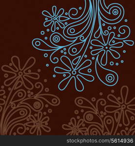 Modern floral background