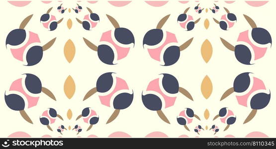 Modern flower seamless pattern Royalty Free Vector Image