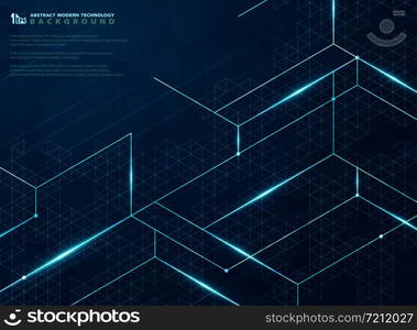 Modern futuristic of blue structure line energy pattern design background. You can use for ad, poster, innovation presentation, artwork, background. illustration vector eps10