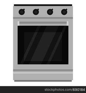 Modern gas oven icon. Cartoon illustration of modern gas oven vector icon for web. Modern gas oven icon, cartoon style