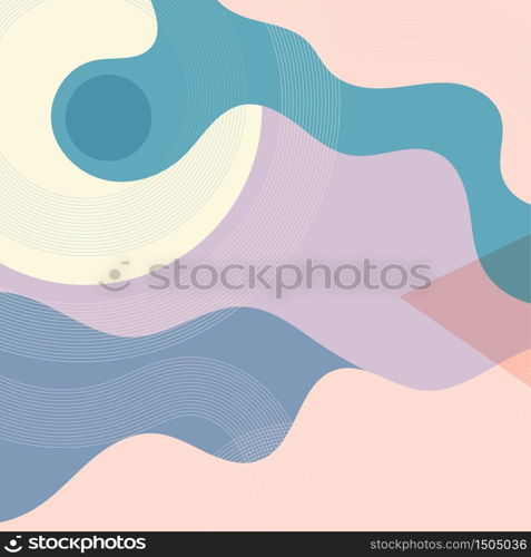 Modern geometric abstract background. Vector