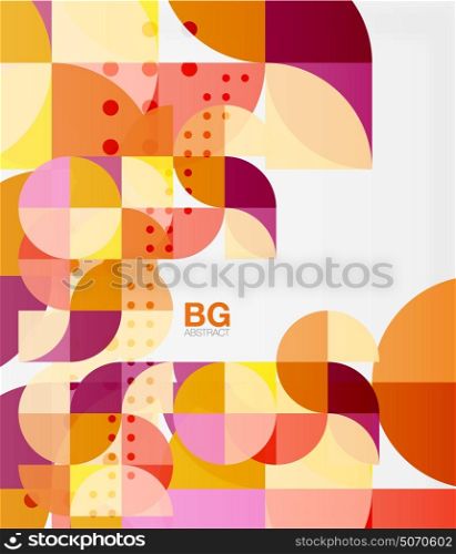 Modern geometric circle abstract background. Modern geometric circle abstract background. Vector template background for workflow layout, diagram, number options or web design