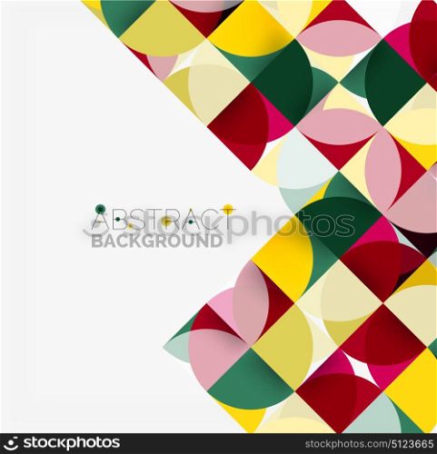 Modern geometrical abstract background circles. Modern geometrical abstract background - circles. Business or technology presentation design template, brochure or flyer pattern, or geometric web banner