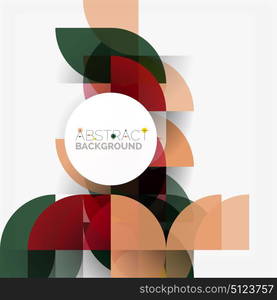 Modern geometrical abstract background circles. Modern geometrical abstract background - circles. Business or technology presentation design template, brochure or flyer pattern, or geometric web banner