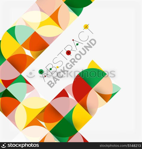 Modern geometrical abstract background circles. Modern geometrical abstract background - circles. Business or technology presentation design template, brochure or flyer pattern, or geometric web banner