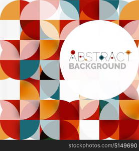 Modern geometrical abstract background circles. Modern geometrical abstract background - circles. Business or technology presentation design template, brochure or flyer pattern, or geometric web banner