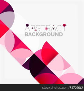 Modern geometrical abstract background circles. Modern geometrical abstract background - circles. Business or technology presentation design template, brochure or flyer pattern, or geometric web banner