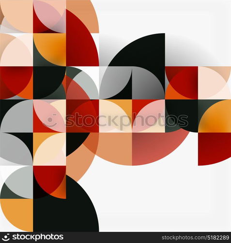 Modern geometrical abstract background circles. Modern geometrical abstract background - circles. Business or technology presentation design template, brochure or flyer pattern, or geometric web banner