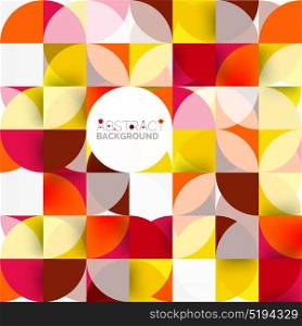 Modern geometrical abstract background circles. Modern geometrical abstract background - circles. Business or technology presentation design template, brochure or flyer pattern, or geometric web banner