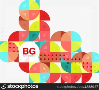 Modern geometrical abstract background. Vector template background for workflow layout, diagram, number options or web design