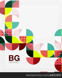 Modern geometrical abstract background. Vector template background for workflow layout, diagram, number options or web design