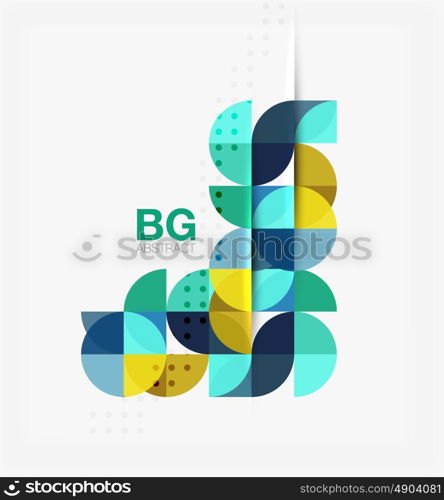 Modern geometrical abstract background. Vector template background for workflow layout, diagram, number options or web design