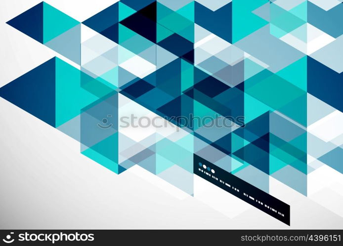 Modern geometrical abstract vector template