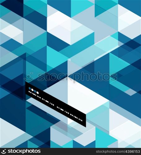 Modern geometrical abstract vector template