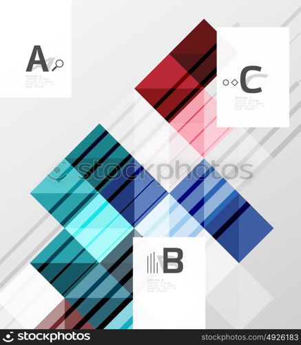 Modern geometrical square banner, minimalistic abstract background. Modern geometrical square banner, minimalistic abstract background with sample letter option infographics