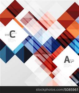 Modern geometrical square banner, minimalistic abstract background. Modern geometrical square banner, minimalistic abstract background with s&le letter option infographics