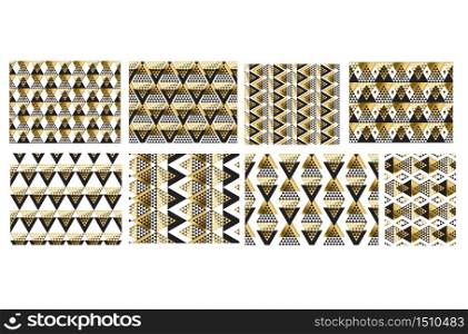 modern geometry American indian tribal seamless pattern. luxury fashionable wrapping paper, fabric, background
