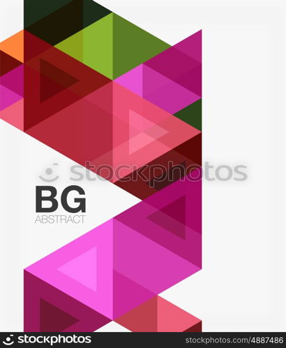 Modern geometry background. Vector template background for workflow layout, diagram, number options or web design