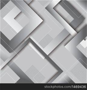 modern gray square gradient trendy background vector illustration EPS10