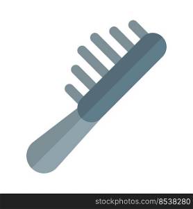 Modern hair brush isolated on a white background
