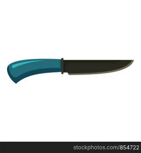Modern hunter knife icon. Flat illustration of modern hunter knife vector icon for web design. Modern hunter knife icon, flat style