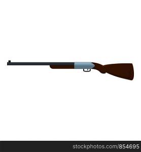 Modern hunting rifle icon. Flat illustration of modern hunting rifle vector icon for web design. Modern hunting rifle icon, flat style