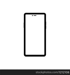 Modern illustration with mobile phone. Smartphone icon vector,