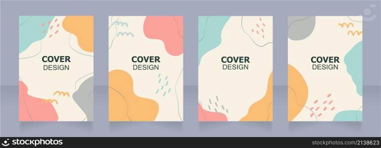 Modern illustrations for magazines blank brochure design. Template set with copy space for text. Premade corporate reports collection. Editable 4 paper pages. Tahoma, Myriad Pro, Arial fonts used. Modern illustrations for magazines blank brochure design
