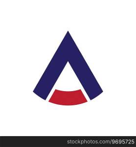 Modern Initial, A letter, alphabet font logo vector design