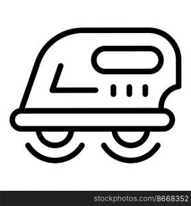 Modern iron icon outline vector. Electric house. Cloth steam. Modern iron icon outline vector. Electric house
