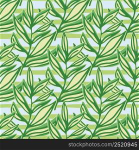 Modern jungle leaf seamless pattern. Tropical pattern, palm leaves seamless. Exotic plant backdrop. Botanical floral background. Design for fabric, textile, wrapping, cover. Vector illustration. Modern jungle leaf seamless pattern. Tropical pattern, palm leaves seamless. Exotic plant backdrop.