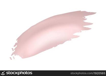 Modern Light Pink Liquid Curve Design Element Isolated on White Background. Creative Paintbrush Shape. Vector Fluid Brush Stroke.. Modern Light Pink Liquid Curve Design Element Isolated on White Background. Creative Paintbrush Shape. Fluid Brush Stroke.