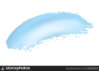 Modern Light Sky Liquid Curve Design Element Isolated on White Background. Creative Paintbrush Shape. Vector Fluid Brush Stroke.. Modern Light Sky Liquid Curve Design Element Isolated on White Background. Creative Paintbrush Shape. Fluid Brush Stroke.
