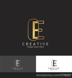 Modern Logo Letter E Vector Template Design for Brand Identity