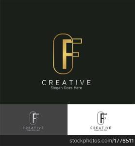Modern Logo Letter F Vector Template Design for Brand Identity