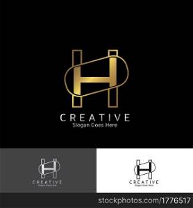 Modern Logo Letter H Vector Template Design for Brand Identity