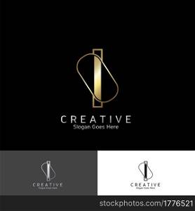 Modern Logo Letter I Vector Template Design for Brand Identity