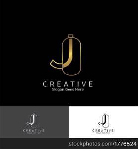 Modern Logo Letter J Vector Template Design for Brand Identity
