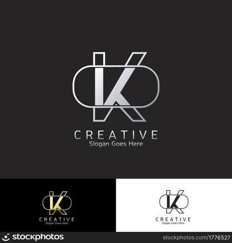 Modern Logo Letter K Vector Template Design for Brand Identity