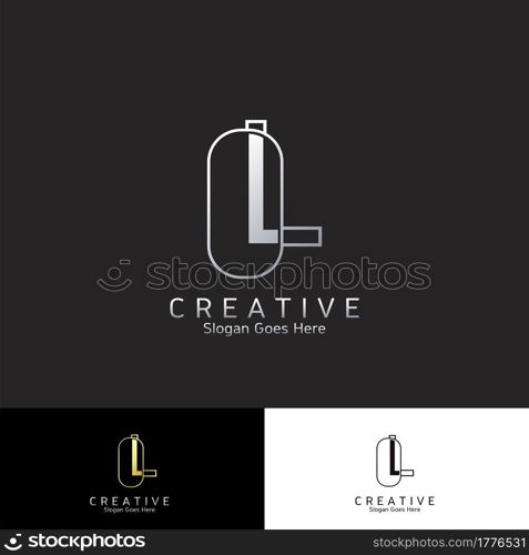 Modern Logo Letter L Vector Template Design for Brand Identity