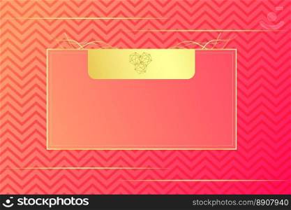 Modern luxury abstract background with golden line elements. modern pink gold background vector for design