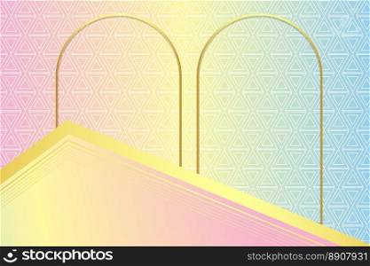 modern luxury abstract background with golden line elements Stylish gradient pastel background for vector design.