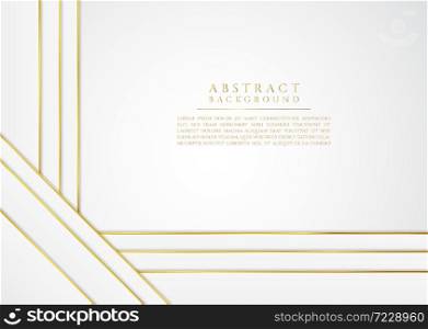 Modern luxury overlap triangle and square shape frame design with space for content. vector illustration.