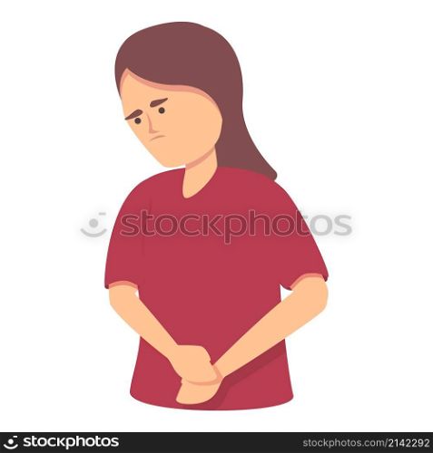 Modern menopause icon cartoon vector. Female hormone. Health fertility. Modern menopause icon cartoon vector. Female hormone