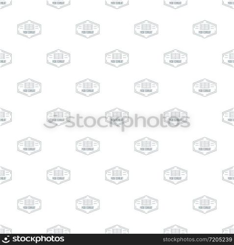 Modern micro technology pattern vector seamless repeat for any web design. Modern micro technology pattern vector seamless