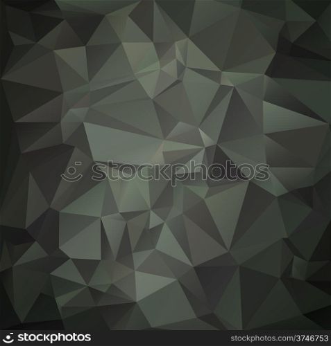 Modern military camouflage background (green,woodland) made of geometric shapes
