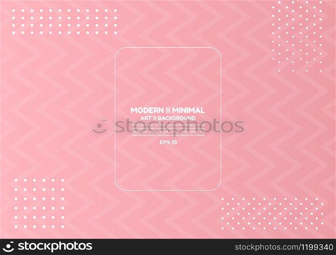 Modern minimal background halftone art design zigzag backdrop style with space for text. vector illustration